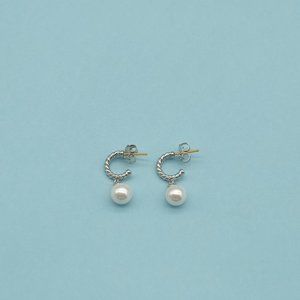David Yurman Pearl and Pavley Solari diamond earrings